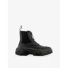 Dr. Martens Womens Dmxl Zip Leather Chelsea Boots Black Eur 37 / 4 Uk In Black