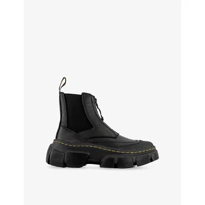 Dr. Martens Womens Dmxl Zip Leather Chelsea Boots Black Eur 37 / 4 Uk