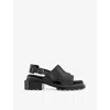 Dr. Martens' Womens Dr. Martens Maybole Athena Leather Sandals In Black