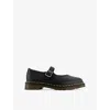 Dr. Martens Shoe Mary Jane Elphie Mj Black Virginia In Black Virginia