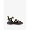 Dr. Martens Gryphon Atlas Leather Gladiator Sandals In Multi