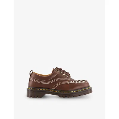 Dr. Martens' Womens Dr. Martens Lowell Moc Toe Leather Shoes In Butterscotch Orleans
