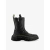 Dr. Martens Womens Black Dmxl Rigger Leather Ankle Boots Eur 39 / 6 Uk In Black