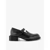 Dr. Martens Womens Black Maybole Leather Mary Jane Shoes In Black