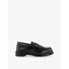 Dr. Martens Womens Black Polished Smooth Penton Leather Loafers Eur 39 / 6 Uk In Black
