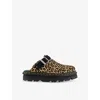 Dr. Martens' Dr. Martens Zebzag Water Resistant Slingback Clog In Leopard