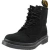 Dr. Martens' Womens Lace-up Nubuck Ankle Boots In Black