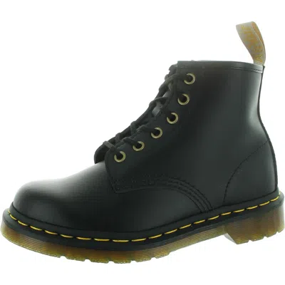 Dr. Martens' Womens Lace-up Vegan Leather Combat & Lace-up Boots In Black