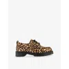 Dr. Martens Womens Archive Leopard Lowell Leather Shoes Eur 36 / 3 Uk In Animal Print