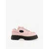 Dr. Martens' Womens Dr. Martens Buzz 5 Eye Leather Shoes In Powder Pink