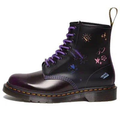 Dr. Martens' Dr. Martens X Bt21 1460 Leather Boots 'purple'