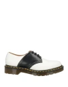 Dr. Martens X Comme Des Garçons Woman Lace-up Shoes Black Size 5 Leather In White