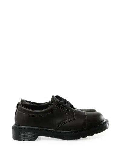 Dr. Martens X Mhl Leather Derby Shoes In Black