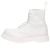 Dr. Martens 1460 1461 Mm6 Leather Boots In White