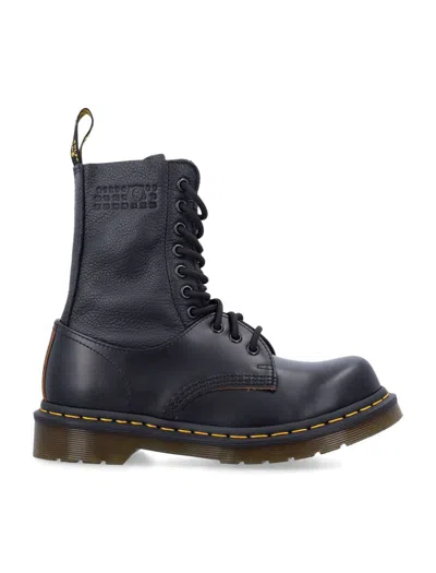 Mm6 Maison Margiela Dr Martens X  Boots In Black