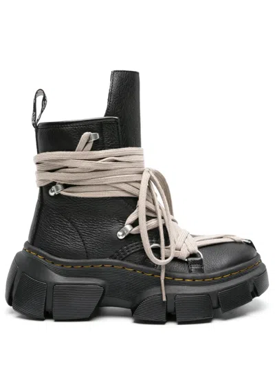 Dr. Martens' X Rick Owens 1460 Platform Boots In Black
