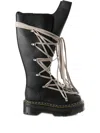 Dr. Martens X Rick Owens 1b60 Quad Lace-up Platform Boots In Black