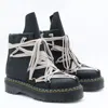 Dr. Martens X Rick Owens Boots Blacks And Greys In Black