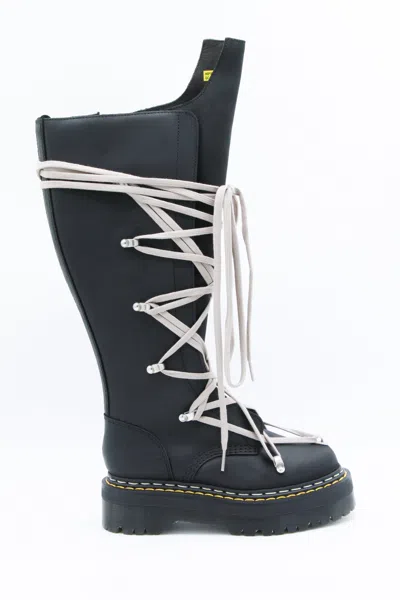 DR. MARTENS X RICK OWENS BOOTS BLACKS AND GREYS