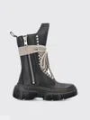Dr. Martens X Rick Owens Dr. Boot Martens X Rick Owens 1918 Length Dmxl Black Cow Leather In 黑色