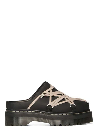 Dr. Martens X Rick Owens Rick Owens X Dr Martens Quad Leather Boots In Black