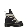Dr. Martens X Rick Owens 1460 Quad Sole Megalace Combat Boots In Multi