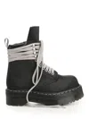 Dr. Martens X Rick Owens Steel Toe Boot Boots Black In Black