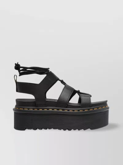 Dr. Martens' Xl Strappy Sandals With Heel Loop Detail