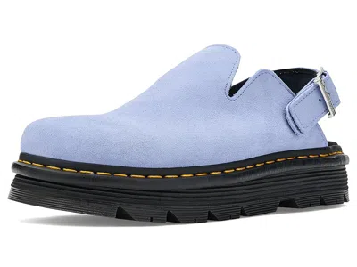 Dr. Martens Zeb Zag Mule Shoes Cornflower Blue : Uk 3 (us In Black