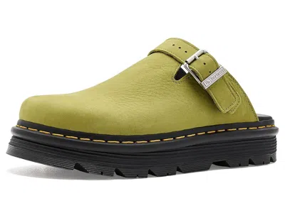 Dr. Martens Zeb Zag Mule Shoes Golden Lime: Uk 4 (us Men's 5 - Women's 6) Medium In Yellow