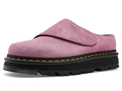 Dr. Martens Zebzag Anywair Mule Dusty Rose Eh Suede Clog/mule Shoes Dusty Rose : Uk 5 (us In Pink