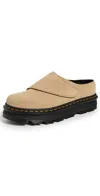 Dr. Martens' Zebzag Anywair Suede Clogs Tan Bronx Suede