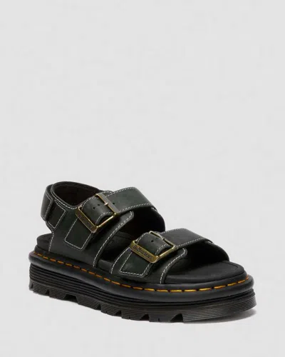 Dr. Martens Zebzag Crazy Horse Leder Sandalen In Multi