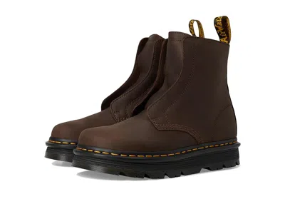 Dr. Martens Zebzag Laceless Boots Dark Brown : Uk 5 (us
