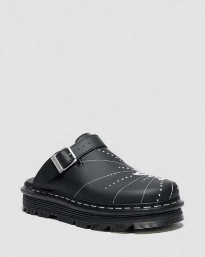 Dr. Martens Zebzag Mule Solar Flare In Black