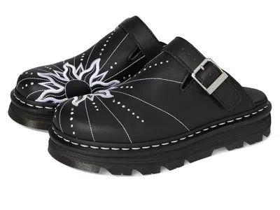 Dr. Martens Zebzag Mule Solar Flare In Black