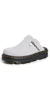 Dr. Martens' Dr. Martens Zebzag Slingback Clog In Ultimate Grey Suede Zebzag