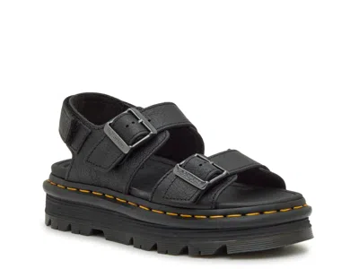 Dr. Martens Zebzag Pisa Platform Sandals In Black