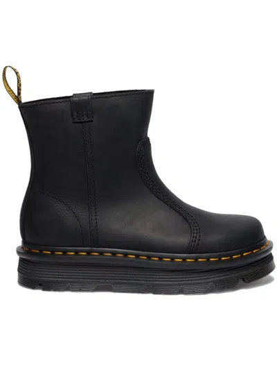 Dr. Martens Zebzag Rigger Shoes In Black