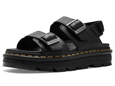 Dr. Martens Zebzag Pisa Platform Sandals In Black