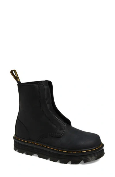 Dr. Martens Zebzag Savannah Boot In Black