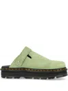Dr. Martens' Zebzag Slippers In Green