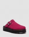 Dr. Martens' Zebzag Suede Casual Slingback Platform Mules