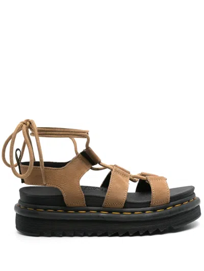 Dr. Martens Dr Martens Nartilla Lace-up Sandals In Brown