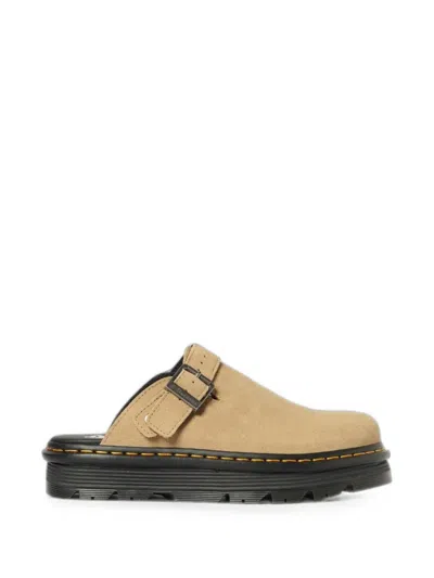 Dr. Martens Zebzag Suede Mules In Multi