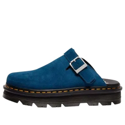 Dr. Martens Zebzag Suede Mules 'neptune Blue'