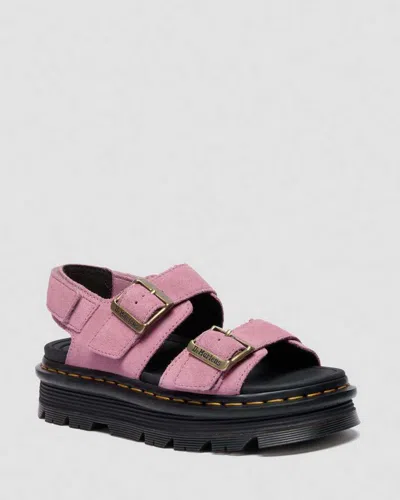 Dr. Martens Woman Sandals Antique Rose Size 6 Leather In Pink
