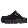 Dr. Martens' Dr. Martens Zebzag Suede Slingback Platform Mule 'black'