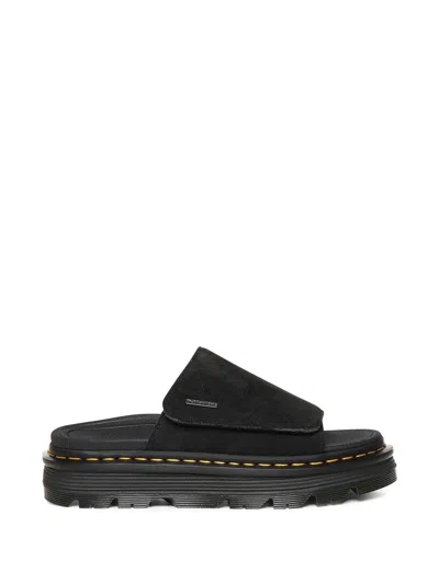 Dr. Martens Zebzag Touch-strap Sandals In Black