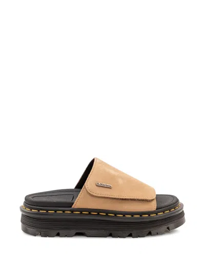 Dr. Martens Zebzag Touch-strap Sandals In Neutral